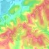 The Highlands topographic map, elevation, terrain