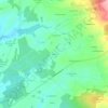 Churin topographic map, elevation, terrain