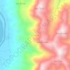 Sendana topographic map, elevation, terrain