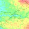 Burton in Lonsdale topographic map, elevation, terrain