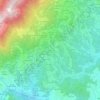 Giardino topographic map, elevation, terrain