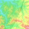 Neta topographic map, elevation, terrain
