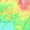 Dodford topographic map, elevation, terrain