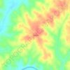 Harrisburg topographic map, elevation, terrain