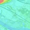Hüthum topographic map, elevation, terrain