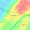 Gaerwen topographic map, elevation, terrain