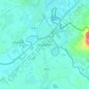 Escanaffles topographic map, elevation, terrain