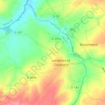 Les Riaux topographic map, elevation, terrain