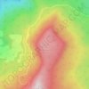 Cedar Mountain topographic map, elevation, terrain