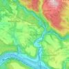 Porschdorf topographic map, elevation, terrain