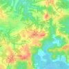 Cazaoumayou topographic map, elevation, terrain