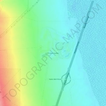 Primm Valley topographic map, elevation, terrain
