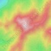 Gunung Pulai topographic map, elevation, terrain