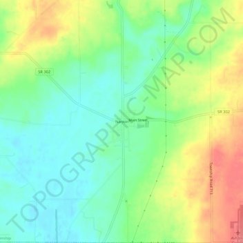Nankin topographic map, elevation, terrain