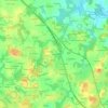 Lesvariel topographic map, elevation, terrain