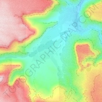 Ihrir topographic map, elevation, terrain