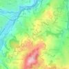 Le Morillon topographic map, elevation, terrain