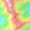 Monte Cavallo topographic map, elevation, terrain