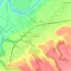 Hameau de Lendrevié Basse topographic map, elevation, terrain