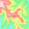 Cottonwood Point topographic map, elevation, terrain