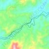 Corozal topographic map, elevation, terrain