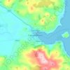 Campbeltown topographic map, elevation, terrain