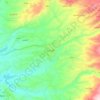 Al-Qardaha topographic map, elevation, terrain