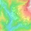 Lizzano Pistoiese topographic map, elevation, terrain