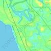 Kandamkulangara topographic map, elevation, terrain