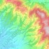 Alberghi topographic map, elevation, terrain