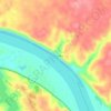 Tobacco Landing topographic map, elevation, terrain