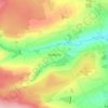 Stanbury topographic map, elevation, terrain