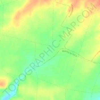 Tarraso topographic map, elevation, terrain
