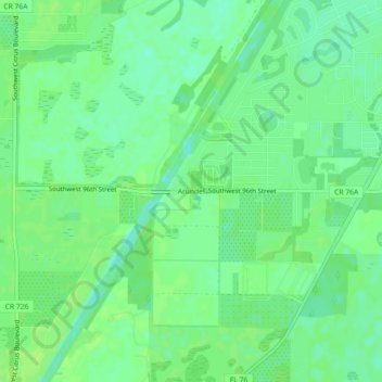 Arundel topographic map, elevation, terrain