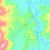 早禾田 topographic map, elevation, terrain