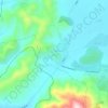 Sanur topographic map, elevation, terrain