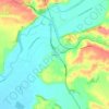 Turakina topographic map, elevation, terrain