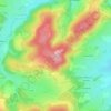 Le Cerisier topographic map, elevation, terrain