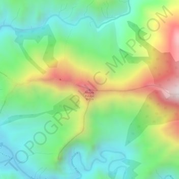 Mount Kulago topographic map, elevation, terrain