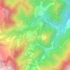 Balzo topographic map, elevation, terrain