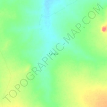 Kotoku topographic map, elevation, terrain