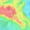 Memorial Heights topographic map, elevation, terrain