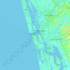 Kochi topographic map, elevation, terrain