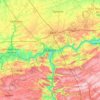 Namen topographic map, elevation, terrain