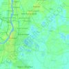 New Town topographic map, elevation, terrain