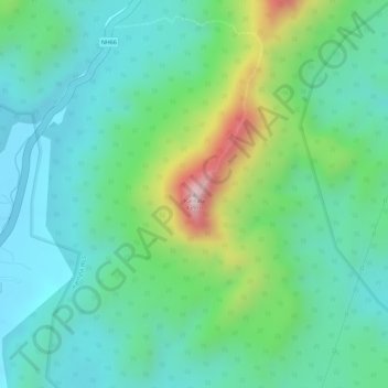 Karnala topographic map, elevation, terrain