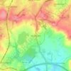 Hopwood topographic map, elevation, terrain