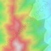 Alto Romeral topographic map, elevation, terrain