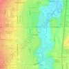 Clover Ridge topographic map, elevation, terrain