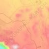 Ar Rahwah topographic map, elevation, terrain